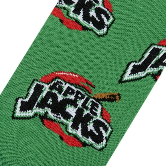 Crazy Apple Jacks Novelty Socks - Picture 4 of 5